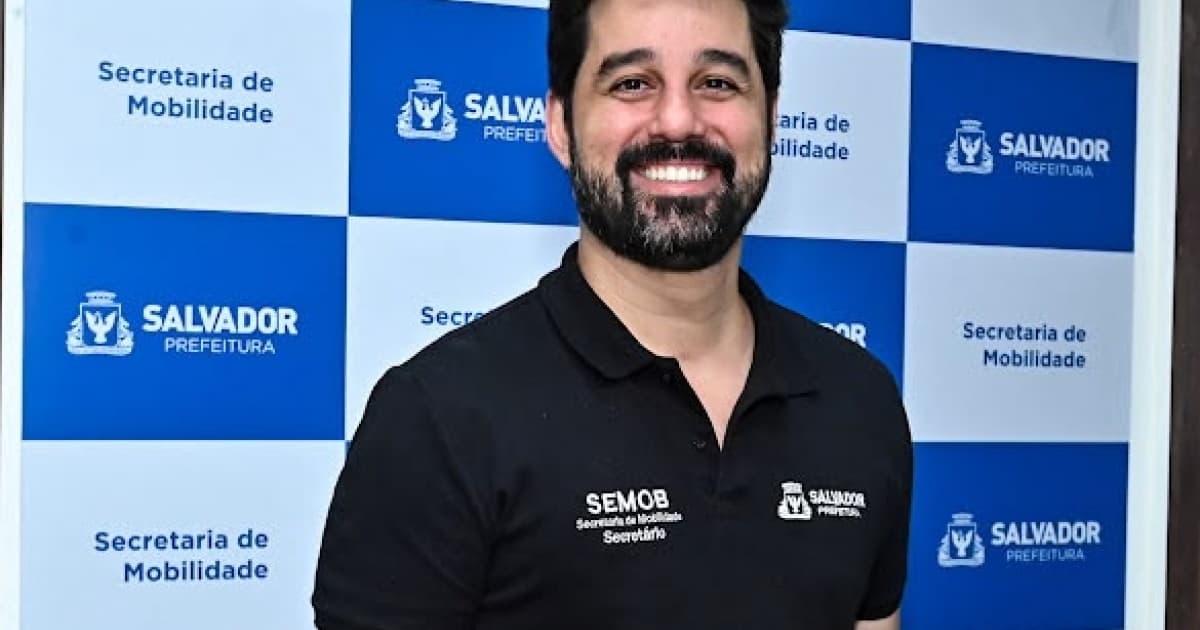 Pablo Souza, secretário municipal de Mobilidade de Salvador, em fotografia institucional.