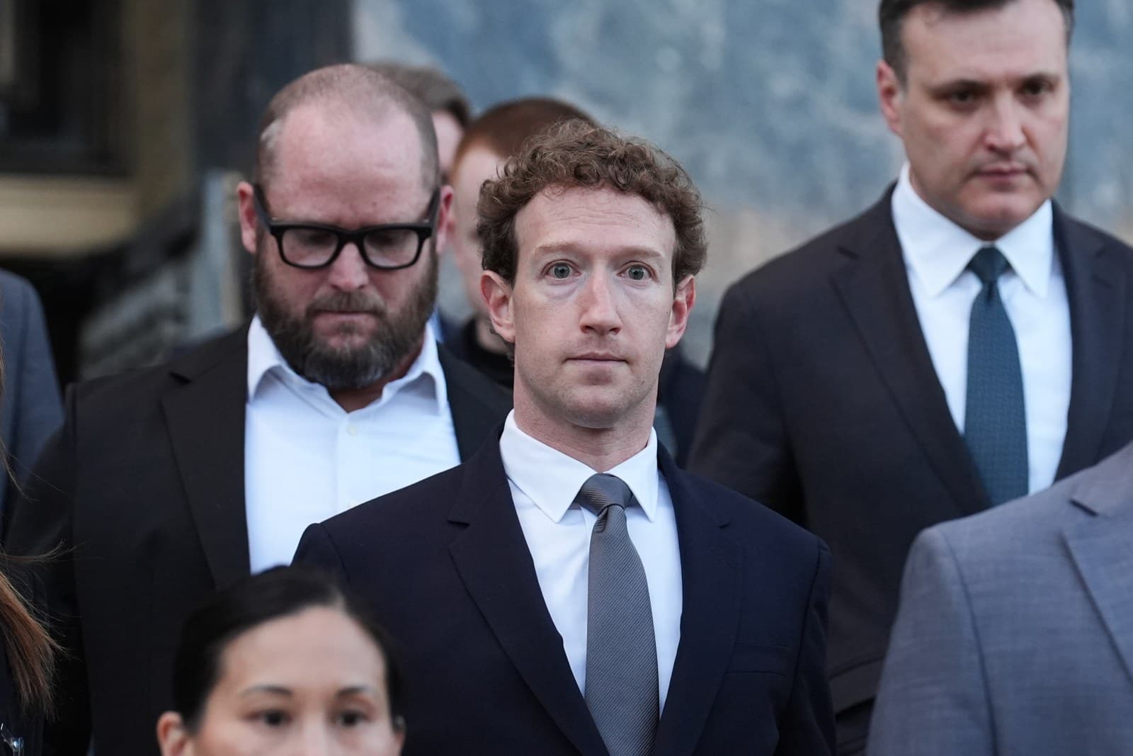 Mark Zuckerberg em Los Angeles em 18 de fevereiro de 2026. Fotografia de arquivo.